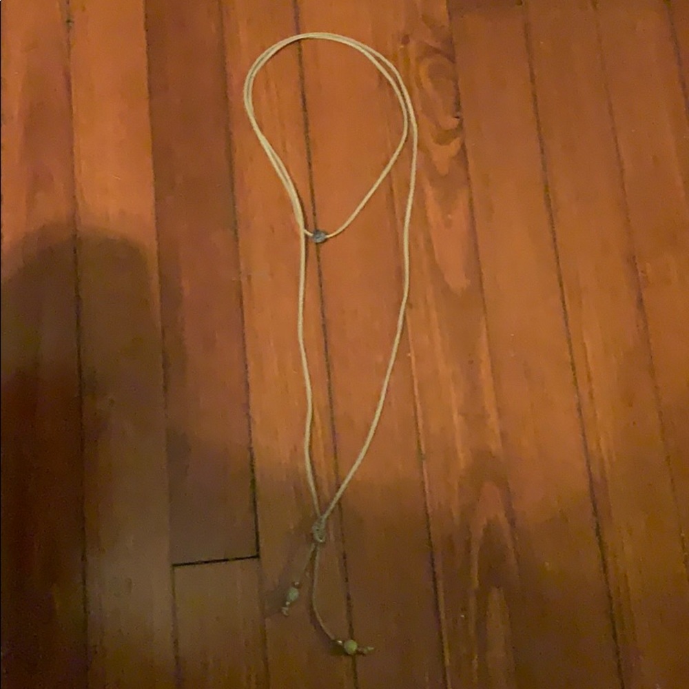 Double stranded necklace